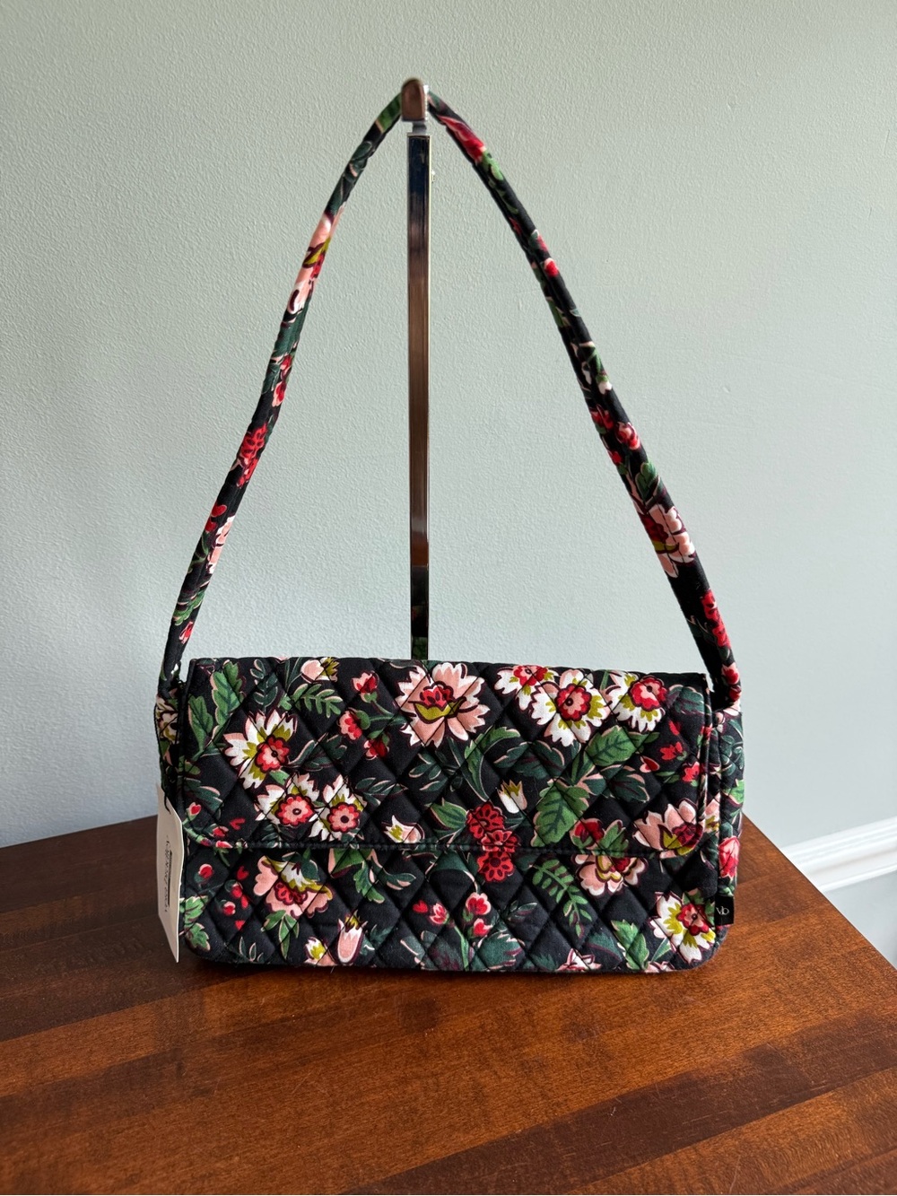 VERA BRADLEY Flap Shoulder Bag Hidden Hearts - Picture 8 of 8